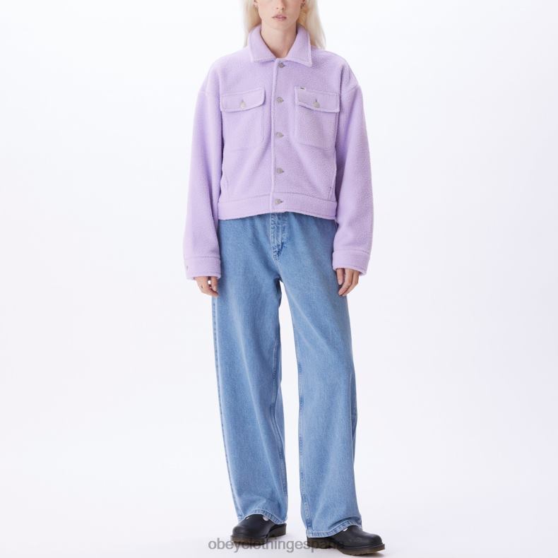 ropa OBEY chaqueta melanie Rosa purpura mujer 0RV2P667
