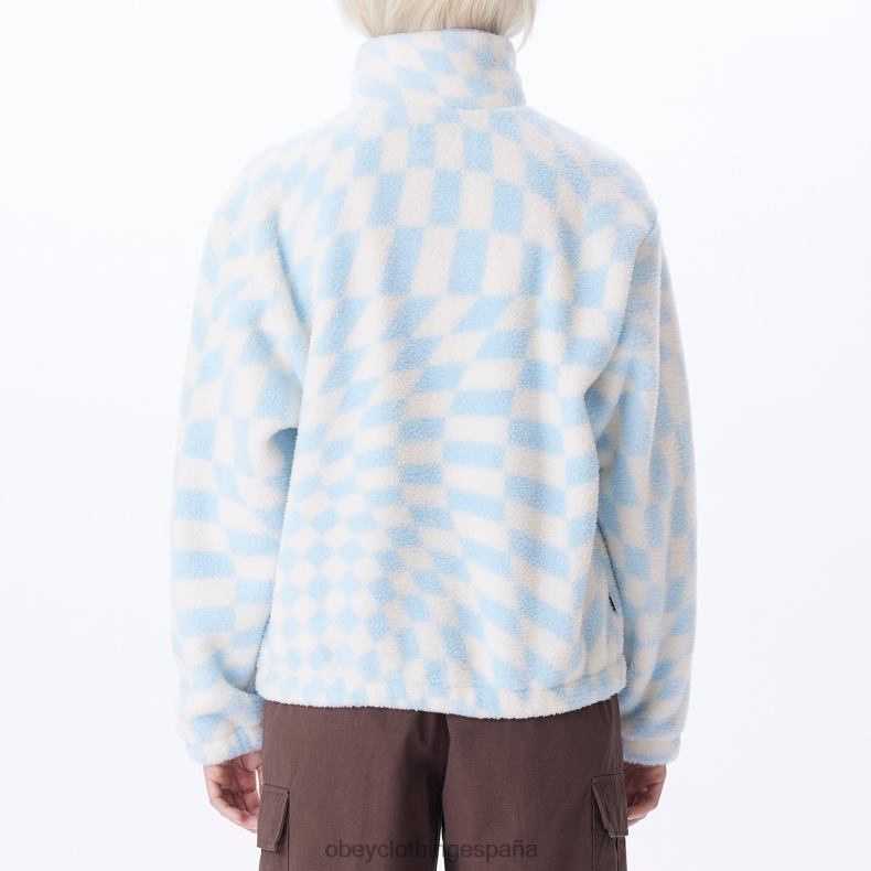ropa OBEY chaqueta ondulada pop-over cielo despejado multi mujer 0RV2P674