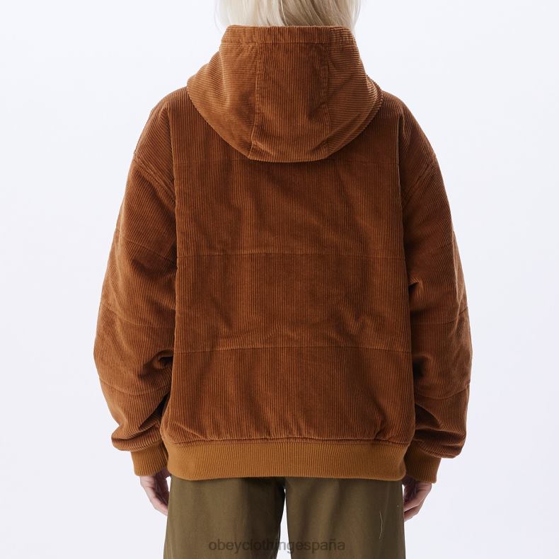 ropa OBEY siempre bombardero madera de catechu mujer 0RV2P641