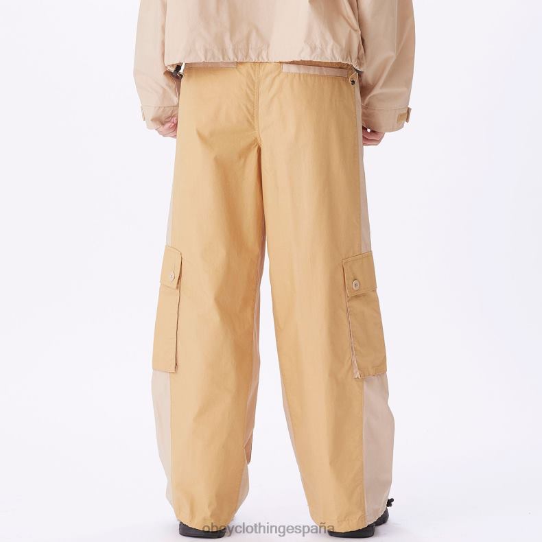 ropa OBEY pantalón cargo dylan crema irlandesa mujer 0RV2P698