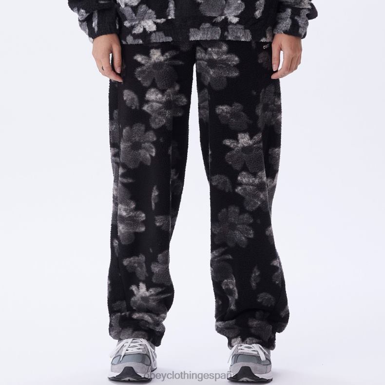 ropa OBEY pantalón shaylin negro múltiple mujer 0RV2P695