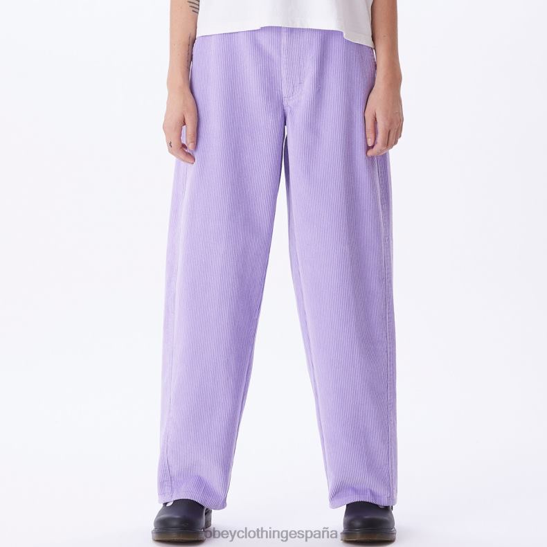 ropa OBEY pantalon donna big pana Rosa purpura mujer 0RV2P669