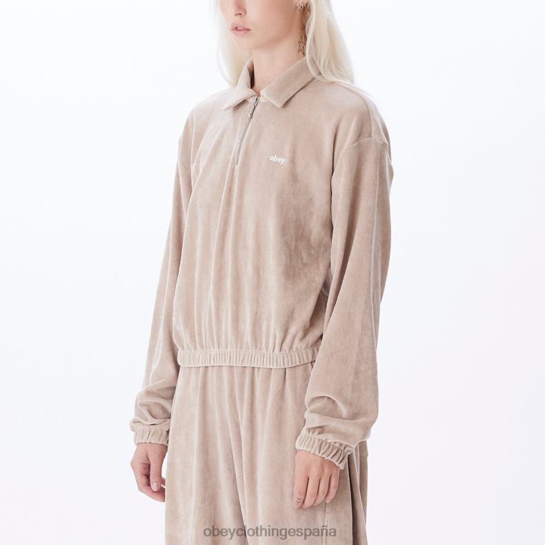 ropa OBEY jersey karina Gris plateado mujer 0RV2P702