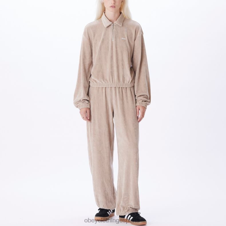 ropa OBEY jersey karina Gris plateado mujer 0RV2P702