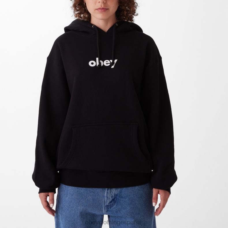 ropa OBEY minúscula ii sudadera con capucha negro mujer 0RV2P715