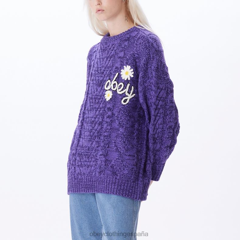 ropa OBEY suéter floral flor de la pasión mujer 0RV2P671